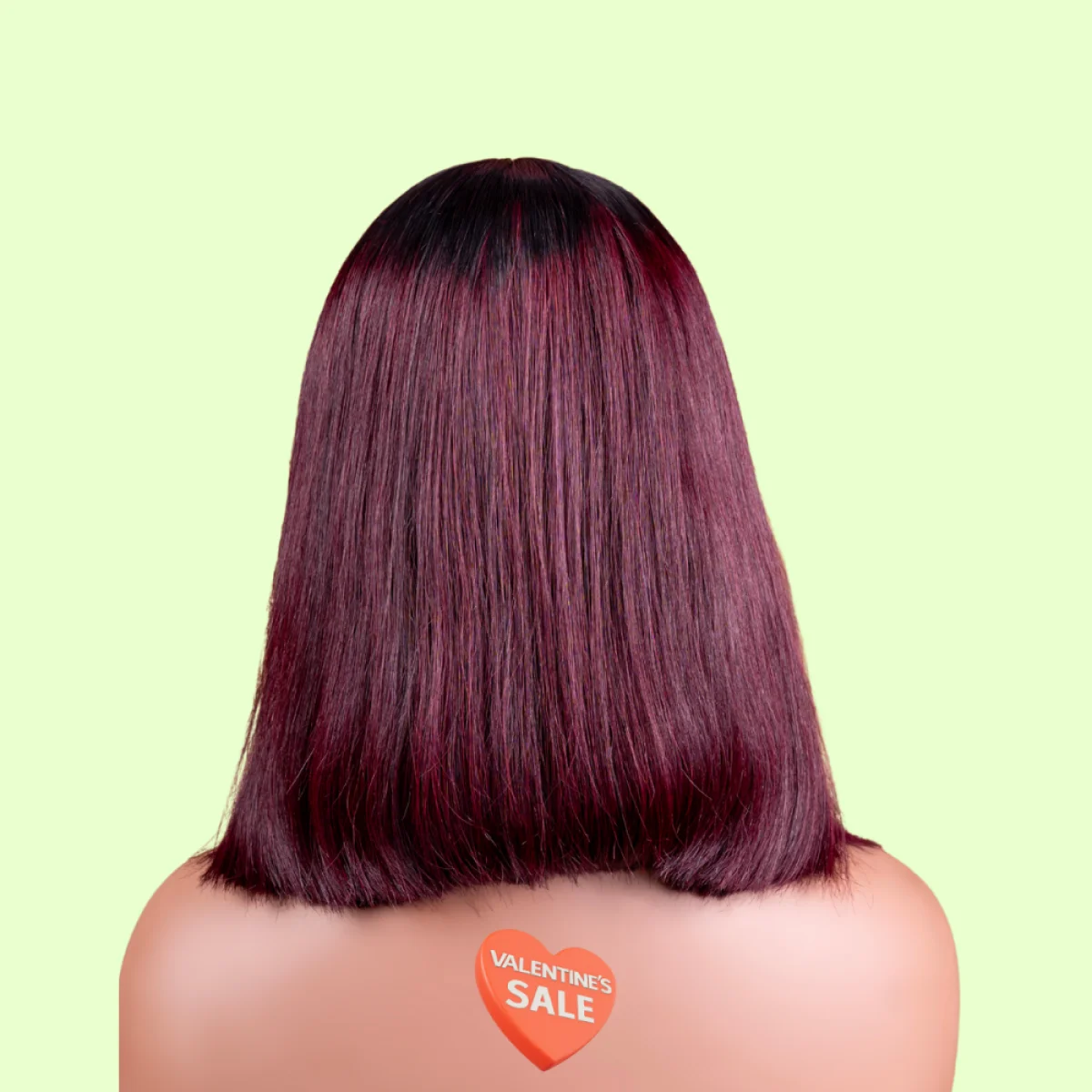 BONE STRAIGHT DARK BURGUNDY