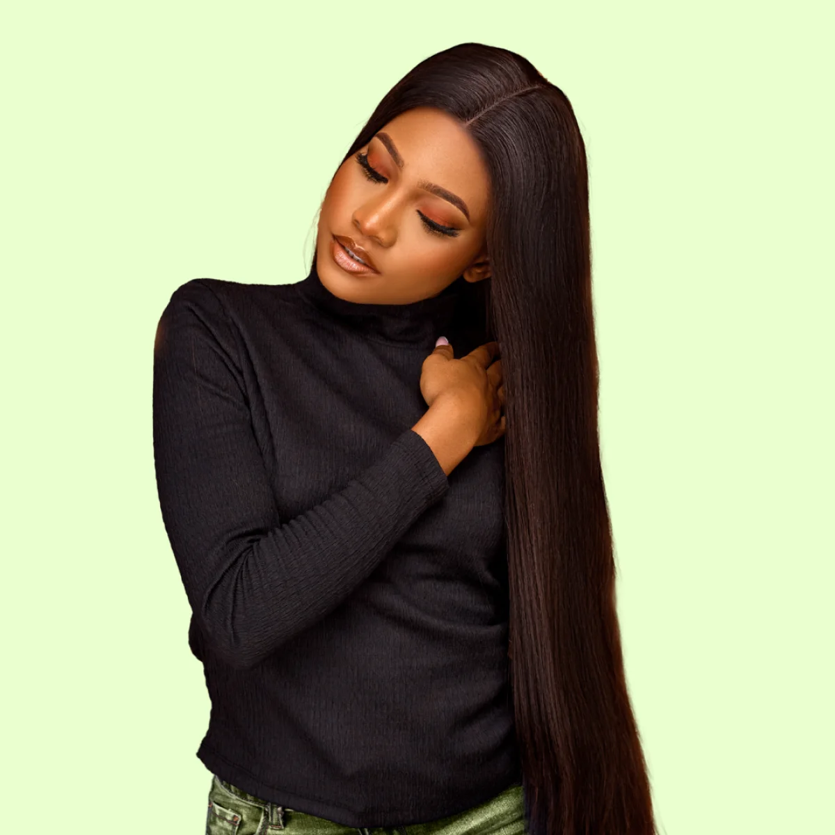 BONE STRAIGHT 4X4 closure