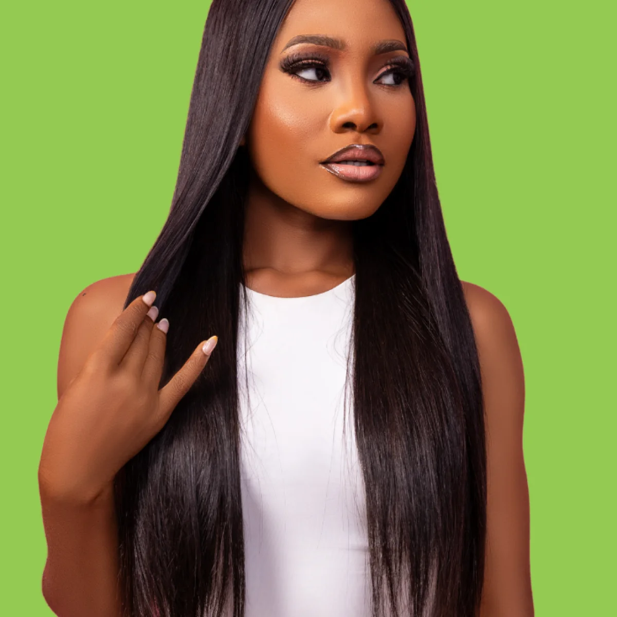 LUXURY DONOR MIRROR STRAIGHT WIG 