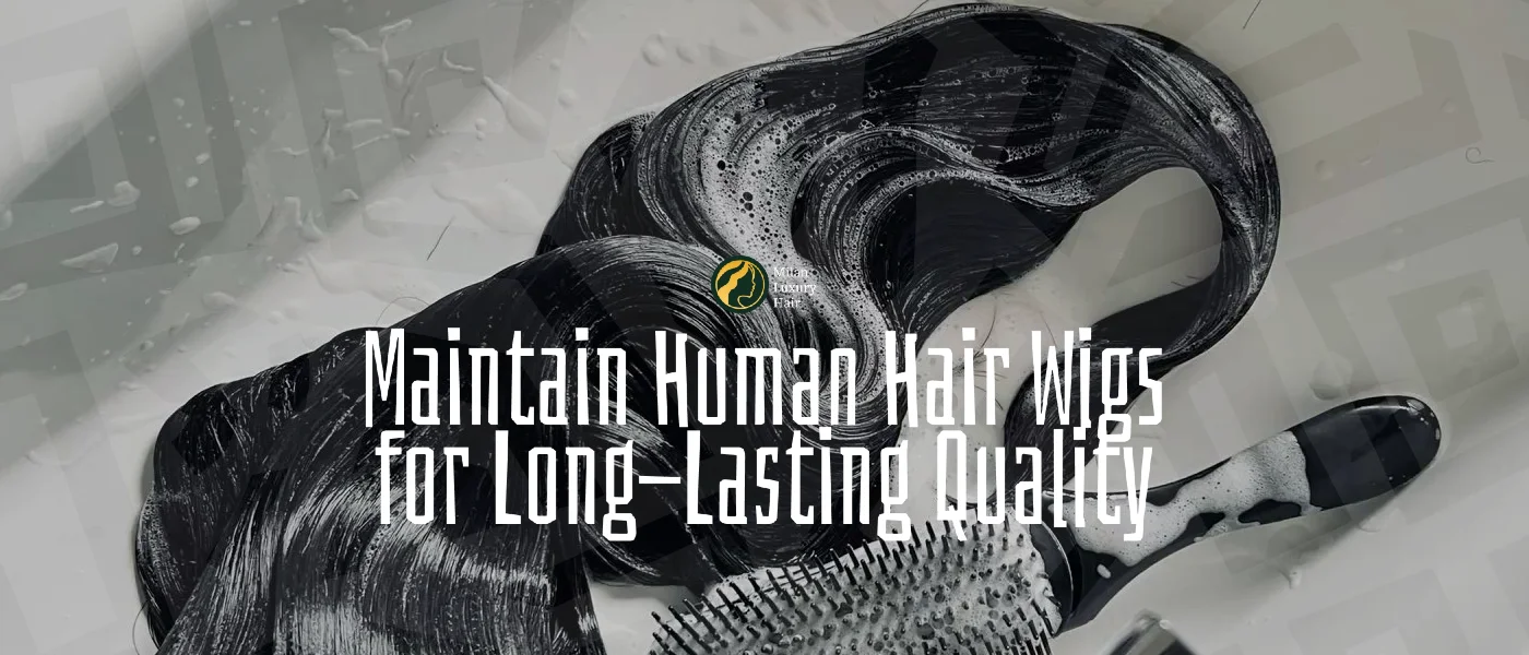 HOW TO MAINTAIN HUMAN HAIR WIGS FOR LONG-LASTING QUALITY