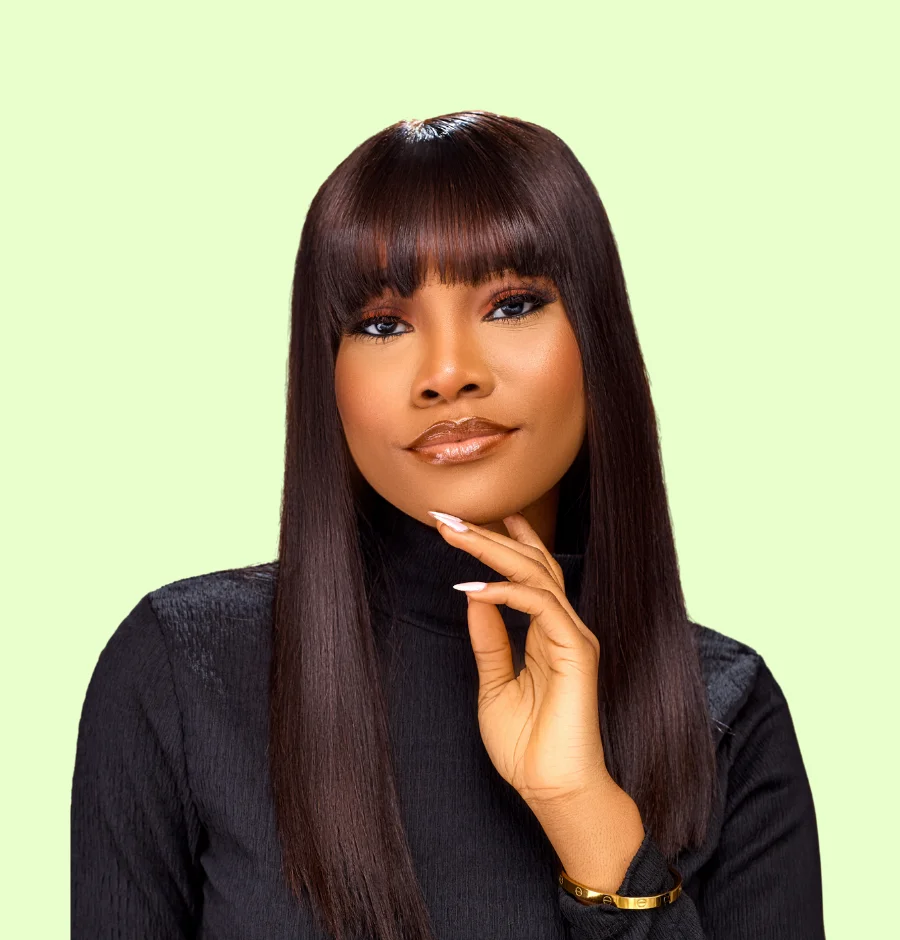14-inch Vietnamese SDD Bone Straight Wig| 2X4  Lace | 200g | Natural Black