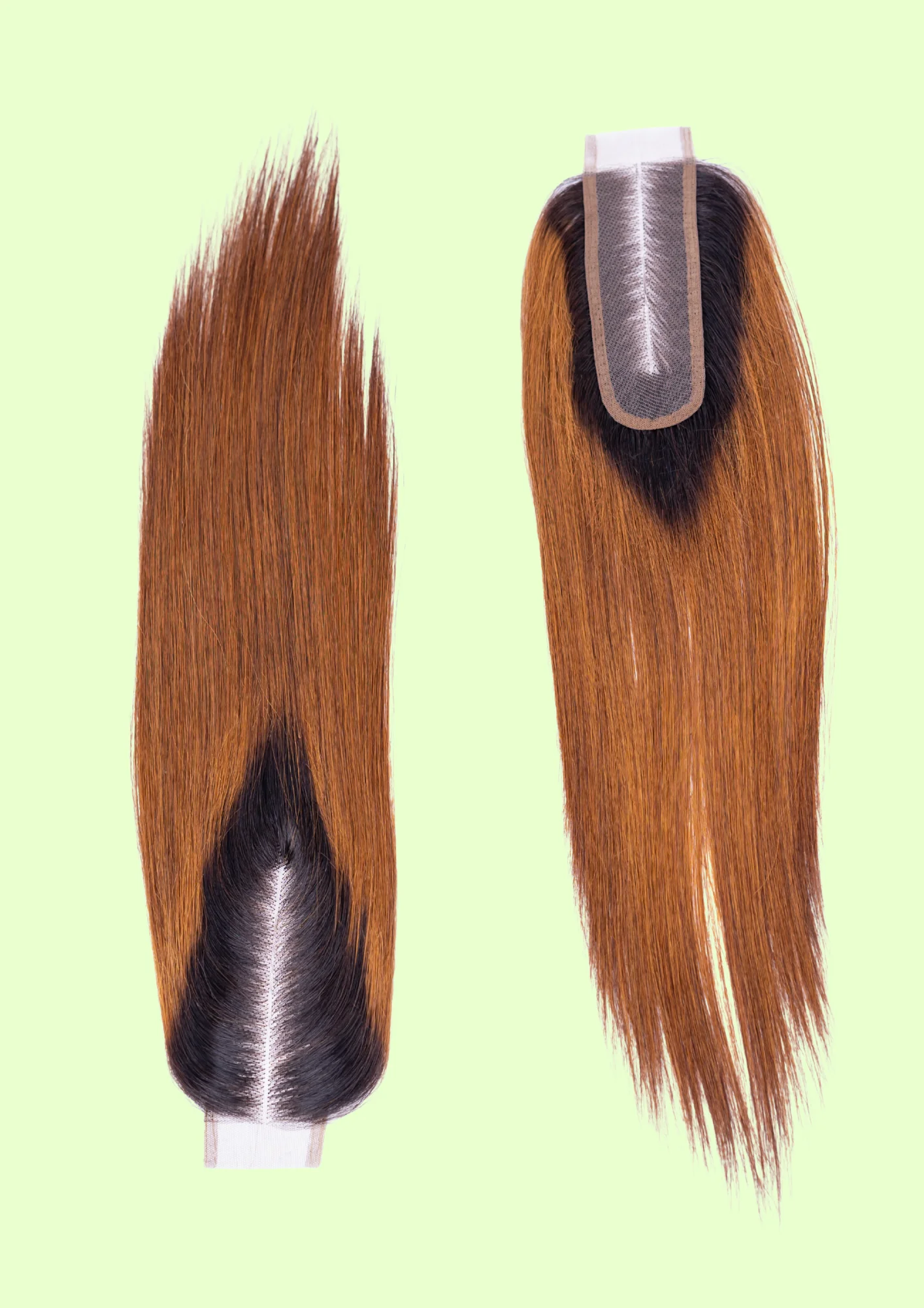14-INCH VIETNAMESE BONE STRAIGHT CLOSURE |2X6 |HONEY BROWN 