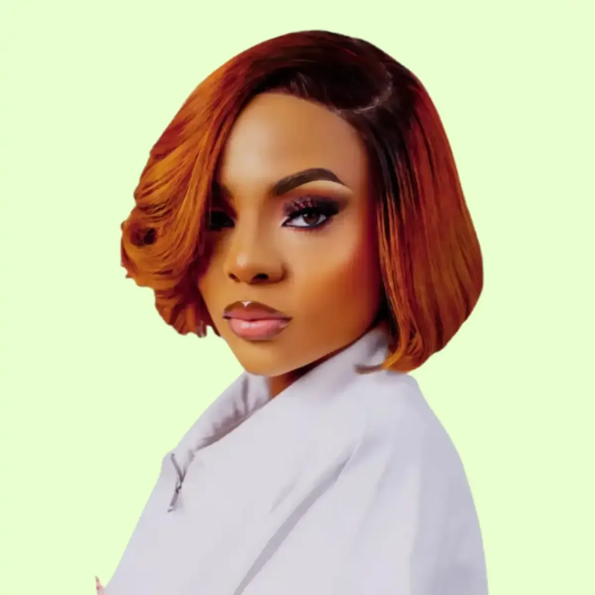 8-inch Vietnamese TIWA'S Bob Wig  | 6X6 Closure | 200g | Cajun Spice