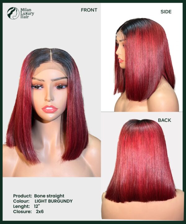 12" Light Burgundy